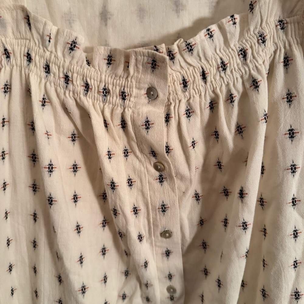 ANTHROPOLOGIE X DRA puff sleeve boho farm girl dress - Picture 4 of 5